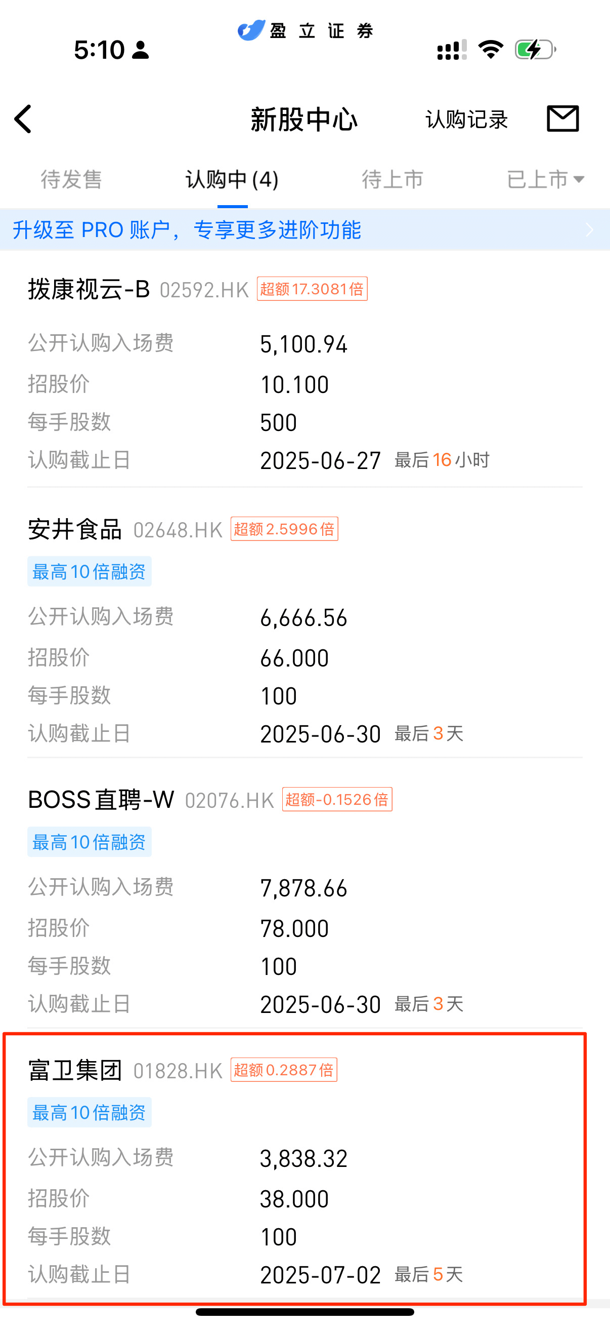 ipo-list